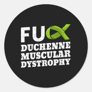 Sticker Rond Duchenne Dystrophie Musculaire Guerrier Sensibilis