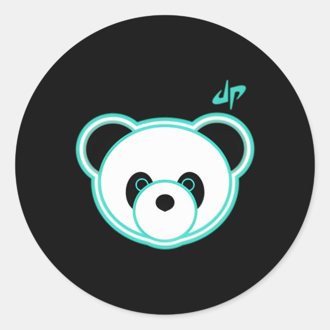 Sticker Rond Dude Perfect Panda (Devant)
