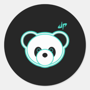 Sticker Rond Dude Perfect Panda