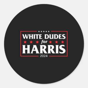 Sticker Rond Dudes Pour Harris-kamala 2024