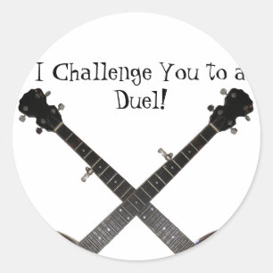 Sticker Rond Dueling Banjos