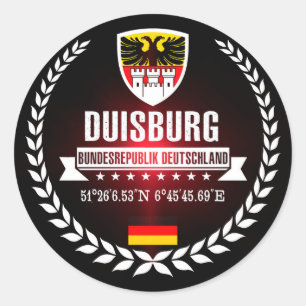 Sticker Rond Duisbourg