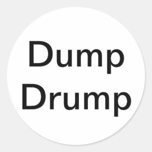 Sticker Rond Dump Drump Comic Splash-Art Hankamer Artjunkhaus