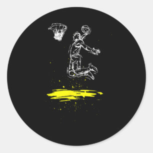 Sticker Rond Dunk de Basball
