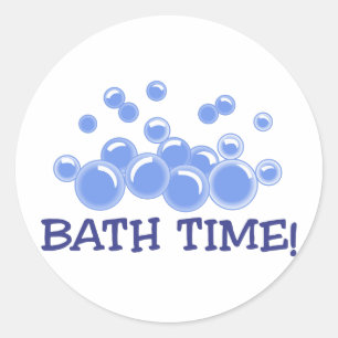Sticker Rond Durée du bain