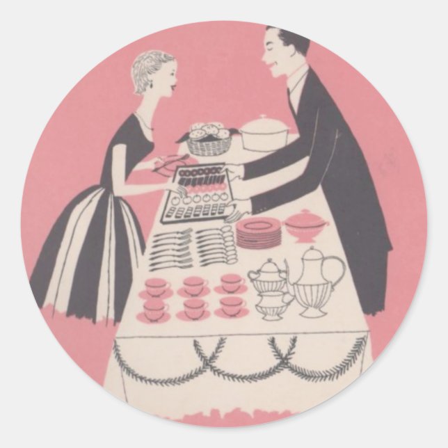 Sticker Rond Durée du cocktail (Devant)