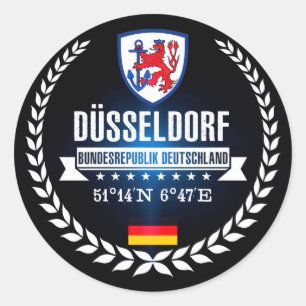 Sticker Rond Düsseldorf