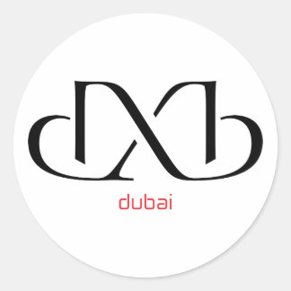 Sticker Rond dxb - dubaï