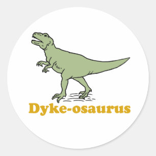 Sticker Rond Dykéosaure