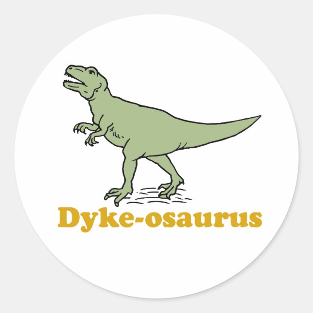 Sticker Rond Dykéosaure (Devant)