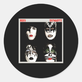 Sticker Rond Dynastie Kiss 1979