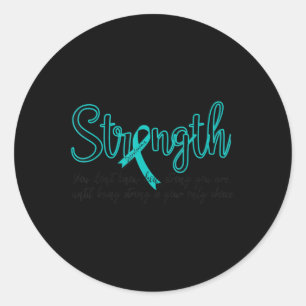Sticker Rond Dysautonomie Mois de sensibilisation POTS Force gu