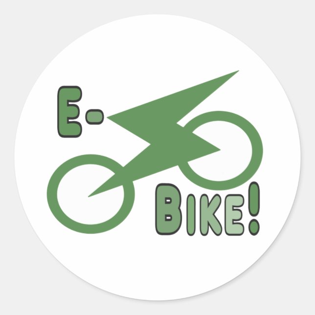 Sticker Rond E-Bike ! (Devant)