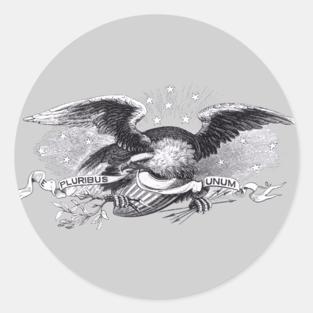 Sticker Rond Eagle (Devant)