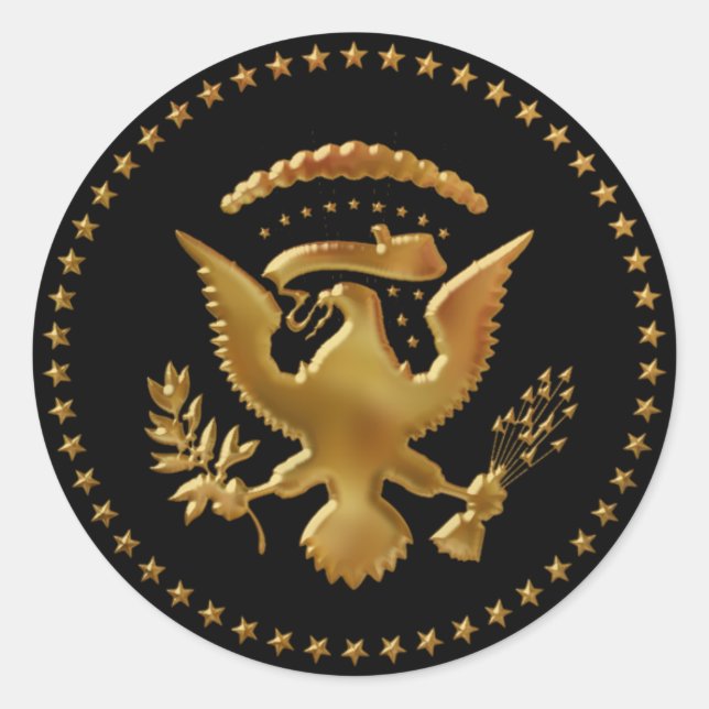 Sticker Rond Eagle a débarqué… (Devant)