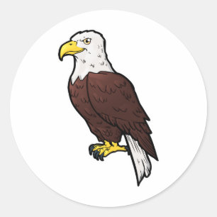 Sticker Rond Eagle chauve