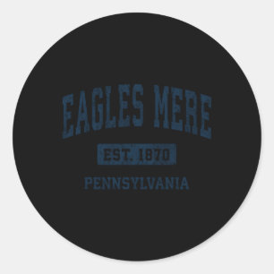 Sticker Rond Eagles Mere Pennsylvania Pa Sports sportifs