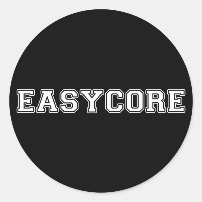 Sticker Rond Easycore (Devant)