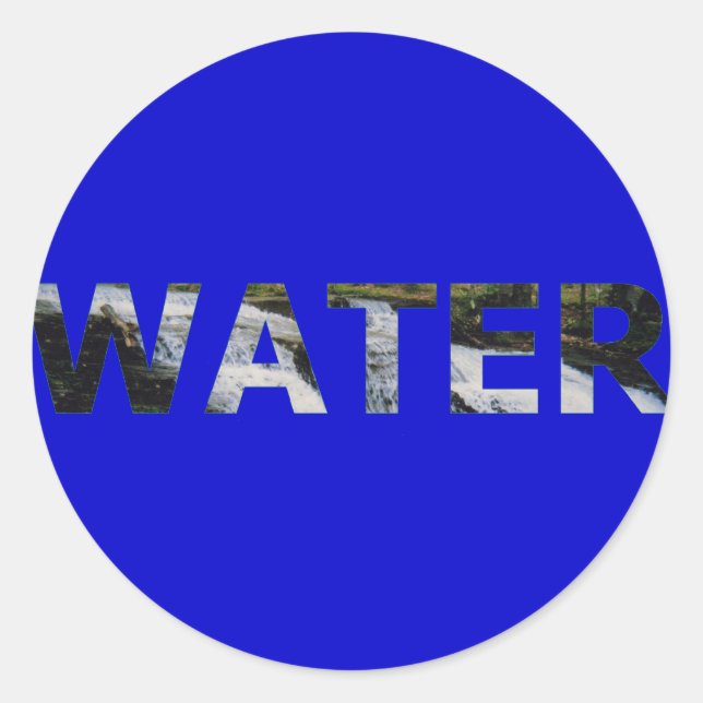 Sticker Rond Eau (Devant)