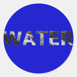 Sticker Rond Eau