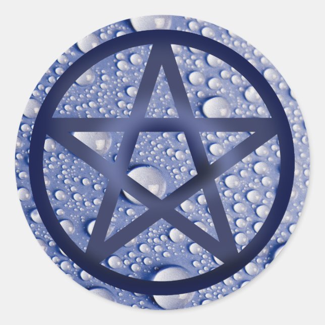 Sticker Rond "Eau" (Devant)