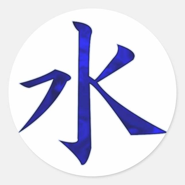 Sticker Rond Eau (Devant)