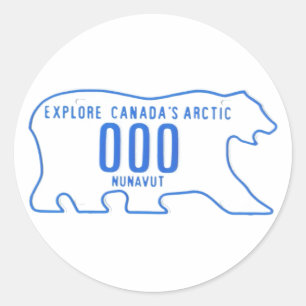 Sticker Rond échantillon NU