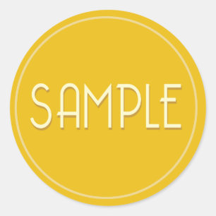 Sticker Rond ÉCHANTILLON pour produits