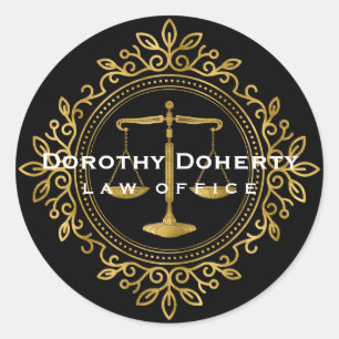 Sticker Rond Échelles rougeoyantes colorées des cadeaux de lo