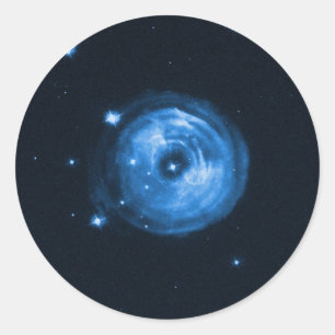Sticker Rond Echo Léger De Star V838 Monocerotis