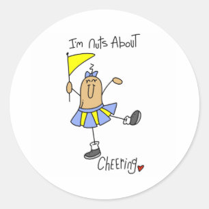 Sticker Rond Éclat de Noix