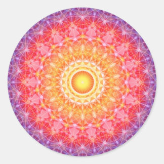 Sticker Rond Éclatement