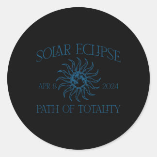 Sticker Rond Éclipse Solaire 8 Avril Parcours De Totalité Homme