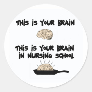 Sticker Rond École de soins infirmiers