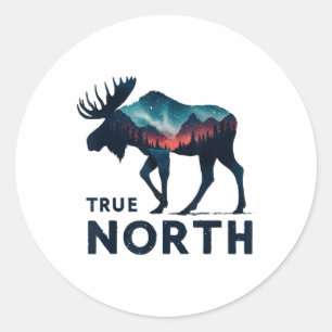 Sticker Rond École d'été chrétienne Vbs True North Vbs 2025