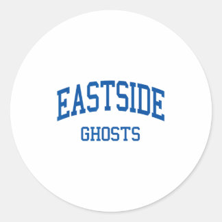 Sticker Rond École Secondaire D'Eastside Hs Paterson Nj Retro