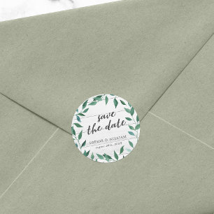 Sticker Rond Économie rustique végétale de date de sauvegarde