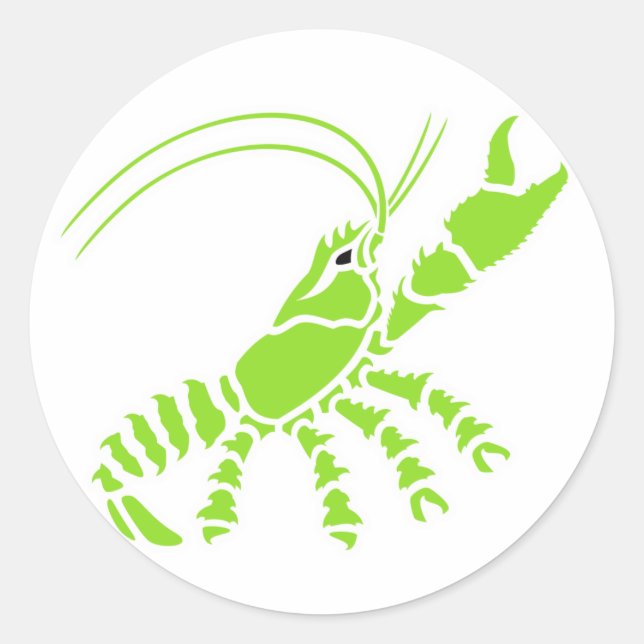 Sticker Rond écrevisse (Devant)