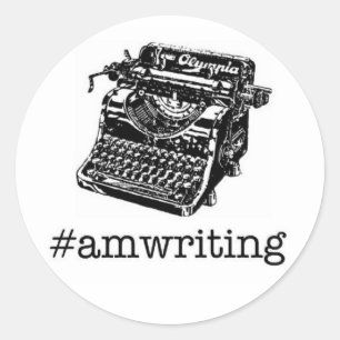 Sticker Rond #écriture