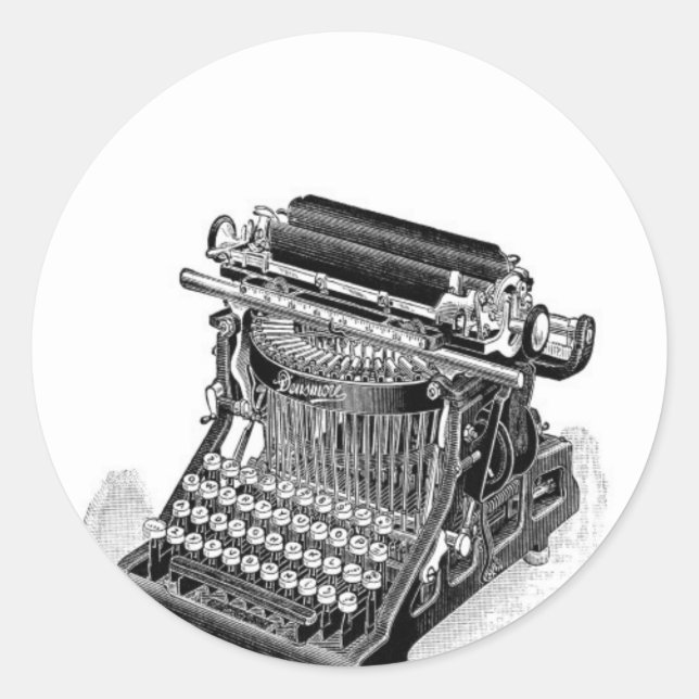 Sticker Rond Écrivez votre propre histoire (Devant)