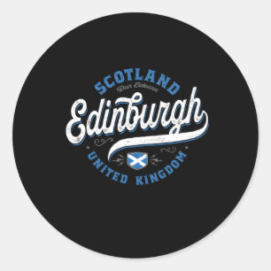 Sticker Rond Edimbourg Écosse
