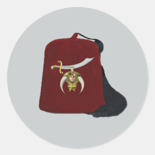 Sticker Rond Édition Shriners