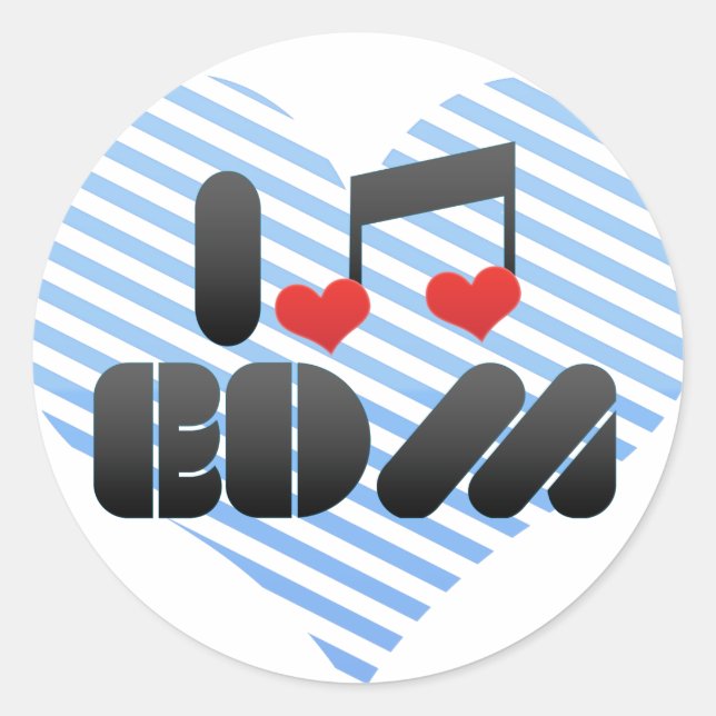 STICKER ROND EDM (Devant)