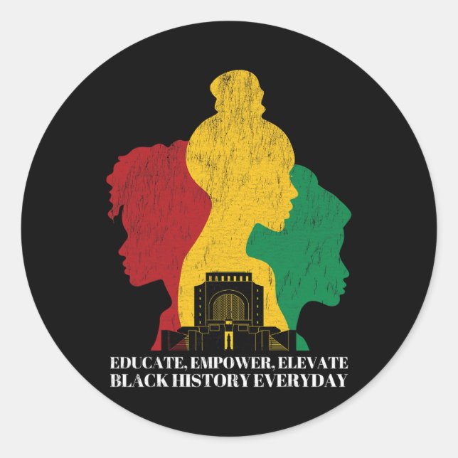 Sticker Rond Éduquer (Devant)