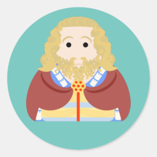 Sticker Rond Edward II d'Angleterre