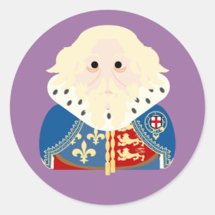 Sticker Rond Edward III d'Angleterre