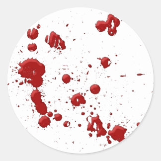 Sticker Rond Eeew, c'est ce sang sur ton