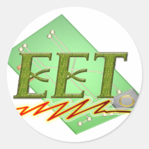 STICKER ROND EET - LOGO DE LA COMMISSION DES CIRCUITS TECHNIQUE