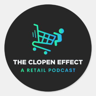 Sticker Rond Effet Clopen de 3 pouces