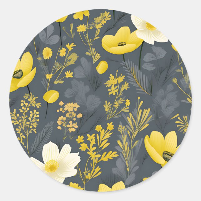 Sticker Rond Effet vintage sur le bois vieilli (Devant)